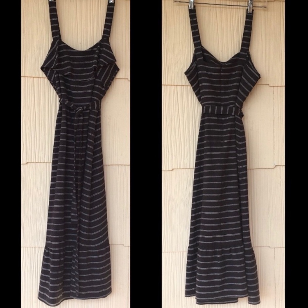 Banana Republic Striped Midi Dress